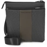 WILLIAM FLAT CROSSBODY Crna