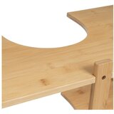 Casa Selección Bambusova omarica za pod umivalnik v naravni barvi 60x60 cm – | Shoptok.si