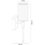 Zuma line 1224 - zidna lampa aria 1xE14/7W/230V zlatna | Eponuda.com