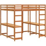  Krevet na kat sa stolom i ljestvama 160x200 cm od borovine | shoptok.hr