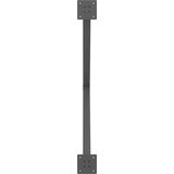  Noge za blagovaonski stol u obliku slova X, 2 kom, antracit, 90 x (72-73) cm, čelik | shoptok.hr
