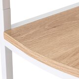 MID.YOU PREDSOBA bela, barve hrasta | Shoptok.si