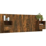  Uzglavlje za krevet s ormarićima boja hrasta konstruirano drvo | shoptok.hr