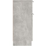  Komoda siva boja betona 30 x 30 x 70 cm od konstruiranog drva | shoptok.hr