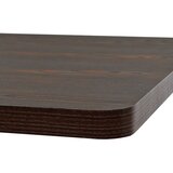  Kvadratni stol za bistro od MDF-a i čelika 80x80x75 cm tamni pepeljasti | shoptok.hr