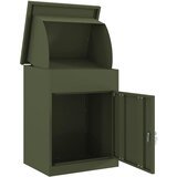  Sandučić za pakete Maslinovo zelena 47,5 x 38 x 59 cm Čelik | shoptok.hr