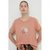 Roxy Kratka majica ženska, oranžna barva, ERJZT05667