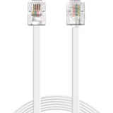 Telefonski Flat kabel 10 m sa kon RJ-11