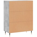  Komoda siva boja betona 69,5x34x90 cm od konstruiranog drva | Eponuda.com