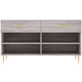 vidaXL Klupa za cipele siva boja hrasta 102x35x55 cm konstruirano drvo | shoptok.hr