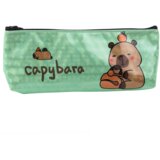  Školska pernica capybara metalik svjetlucavo zelena | shoptok.hr