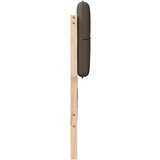 vidaXL tapecirano vzglavje rjava in taupe 135 cm masivno borovo les | Shoptok.si