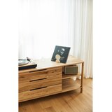 The Beds Niska komoda od punog hrasta u prirodnoj boji 140x64 cm Twig – | shoptok.hr