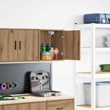  Garažni zidni ormarić Artisan hrast izrađen od drveta | shoptok.hr