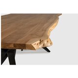 Marckeric Jedilna miza z mizno ploščo iz akacije v naravni barvi 100x200 cm Mudri – | Shoptok.si