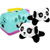 Plišana panda u transportnom koferu - tirkizni kofer | shoptok.hr
