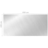 Pokrivač za bazen srebrni 450 x 220 cm PE | Eponuda.ba