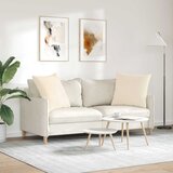  Jastučići za sofu 2 pcs Bež 80 x 80 cm tkanina | shoptok.hr