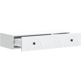 Stolna montirana na zid Bijela 87,5 x 34,5 x 17 cm | Shoptok.si