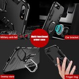 Techsuit Silicone Shield zaščitna maska za iPhone 7 Plus / 8 Plus - črna | Shoptok.si