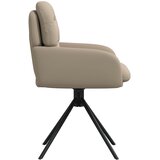 Okretne blagovaonske stolice 2 pcs Umjetna koža Boja cappuccina | Eponuda.com
