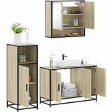 vidaXL 3-dijelni set kupaonskog namještaja boja hrasta sonome drveni | shoptok.hr