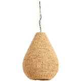 Light & Living Viseča svetilka v naravni barvi z lesenim senčilom ø 40 cm Kabinda – Cene