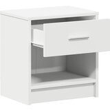  Noćni ormarići 2 kom s ladicama bijeli 39x28x41 cm | Shoptok.si