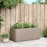  Vrtna sadilica s nogama smeđa 80x36x35 cm PP | shoptok.hr