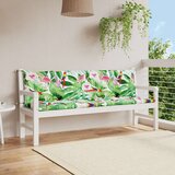  Jastuci za vrtnu klupu 2 kom višebojni 200x50x7 cm od tkanine | shoptok.hr