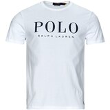 Polo Ralph Lauren Majice s kratkimi rokavi T-SHIRT AJUSTE EN COTON LOGO "" Bela | Shoptok.si