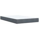  Krevet box spring s madracem tamnosivi 120 x 190 cm baršun | shoptok.hr