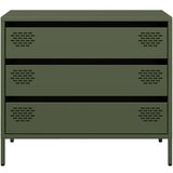 vidaXL Komoda maslinastozelena 68x39x58,5 cm hladno valjani čelik | shoptok.hr