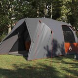 Šator s kupolom s krovom Siva i narančasta 455 x 252 x 178 cm | shoptok.hr