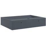  Umivaonik od lijevanih minerala/mramora 50x38x11 cm antracit | Eponuda.ba