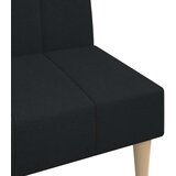  Kavč dvosed z ležiščem črno blago, (21038184) | Shoptok.si