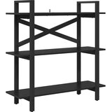  Polica Crni hrast 100 x 33,5 x 102 cm Konstruirano drvo | shoptok.hr