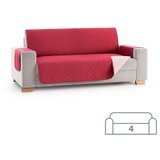 SOFA Dvostransko pregrinjalo za kavč - štirised 200 x200 cm rdeča / bež EU kvaliteta Cene