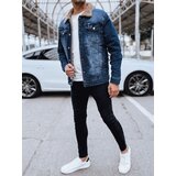DStreet insulated men's denim jacket blue Cene