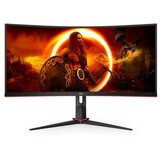 AOC Monitor 34 CU34G2XP/BK, UWQHD, VA, 180Hz, 1ms, HDMIx2, DPx2, USB, zakrivljen, gaming | ePonuda.com