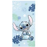 Plavi pamučan dječji ručnik 70x140 cm Lilo and Stitch "Ohana Blue" –