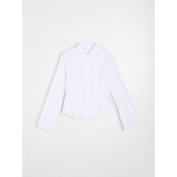 Sinsay Pamučna jednobojna slim fit košulja | shoptok.hr