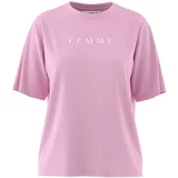 Selected Femme Majica 'VILJA' roza / bijela