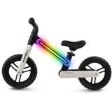 Kidwell Suno dječji bicikl bez pedala s led rasvjetom, crno bijeli | shoptok.hr