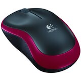 Logitech MIŠ USB 3TIPKE OPTIČKI BEŽIČNI M185 LOGITECH CRVENO/CRNI BLISTER | shoptok.hr