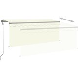  Automatska tenda s roletom i senzorom LED 3,5 x 2,5 m krem | shoptok.hr