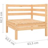  Kutna vrtna sofa od masivne borovine | shoptok.hr