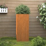 Maison Chic Cvetlično korito - Cvetlični Lonec 32x29x75 cm corten jeklo, (21789401) | Shoptok.si