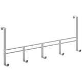 Metaltex Kovinski obešalnik za vrata v srebrni barvi 38 cm - Metaltex Cene