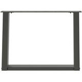  Noge za klub stolić U-oblik 2 kom antracit 70 x (42-43) cm čelik | shoptok.hr